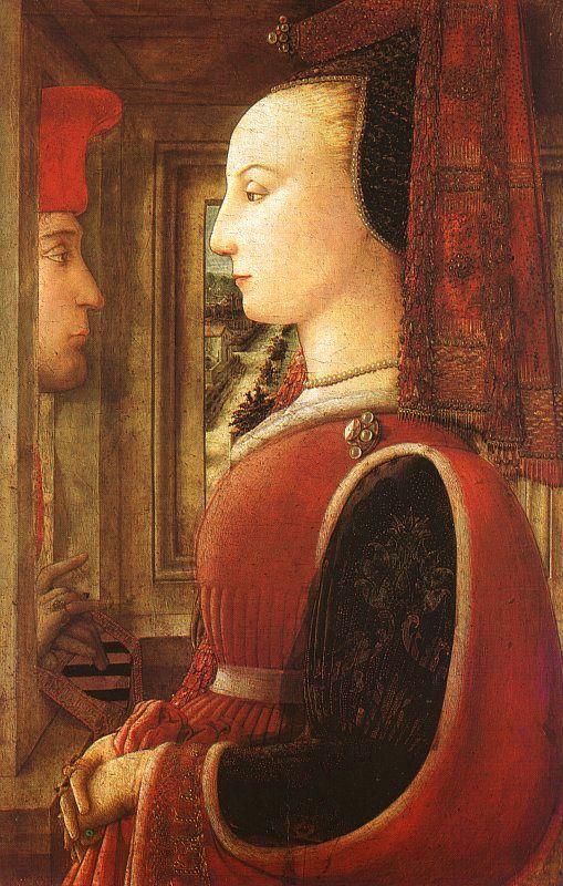 Fra Filippo Lippi Portrait of a Man and a Woman oil painting picture